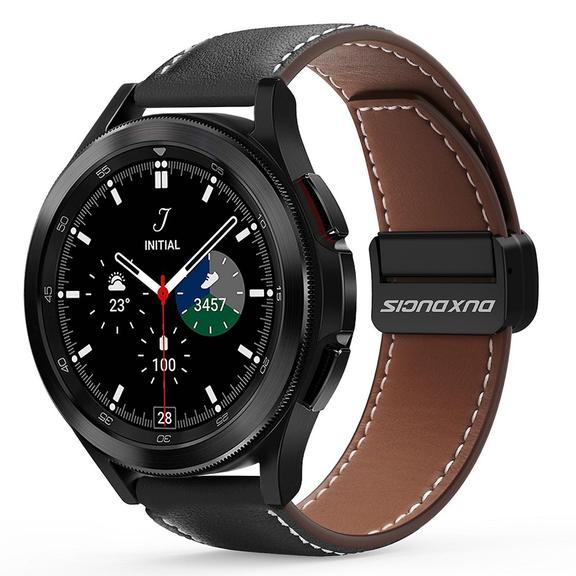 DUX DUCIS pasek YA skórzany 20 mm czarny