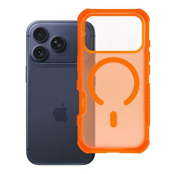 Etui na iPhone 18 Pro / 17 Pro Forcell F-Protect BumperX Premium zgodne z MagSafe pomarańczowe 0INT