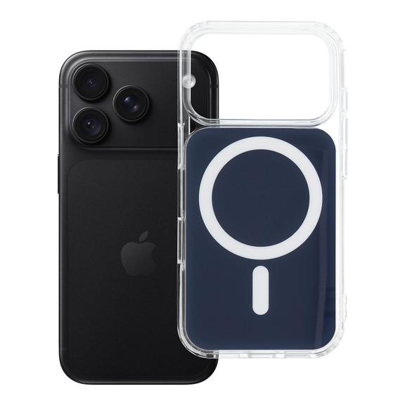 Etui na iPhone 18 Pro / 17 Pro Clear Fusion Mag Cover zgodne z MagSafe granatowe