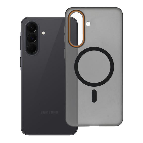 Etui na Samsung A37 Go Orange zgodne z MagSafe czarne
