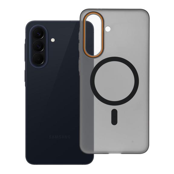 Etui na Samsung A57 Go Orange zgodne z MagSafe czarne