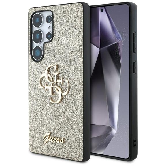 GUESS futerał do SAMSUNG S25 Ultra GUHCS25LHG4SGD (Fixed Glitter Big 4G) złoty