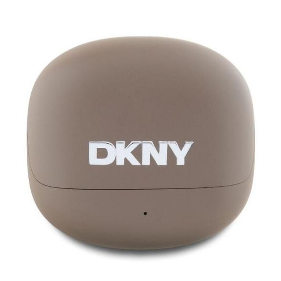 Słuchawki bezprzewodowe douszne Dkny TWS Satiny Finish DKTWST6AEHLW brązowe
