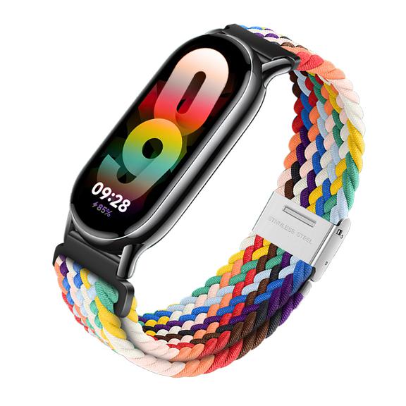 Pasek do Mi Band 8 Xiaomi Forcell F-Design FX5 sprzączka włókno poliestrowe mix kolorów