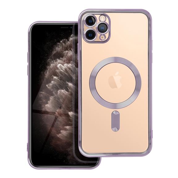 Futerał do iPhone 11 PRO MAX Electro Mag Cover zgodny z MagSafe fioletowy