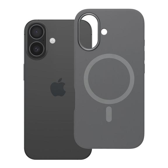 Etui na iPhone 16 Forcell F-Protect Elan Premium zgodne z MagSafe szare 0INT