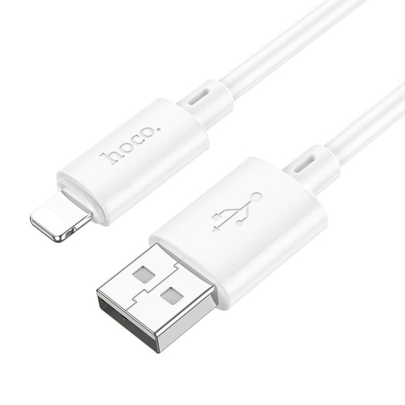 Kabel USB A do Lightning Hoco 2,4A 2 m X88 biały