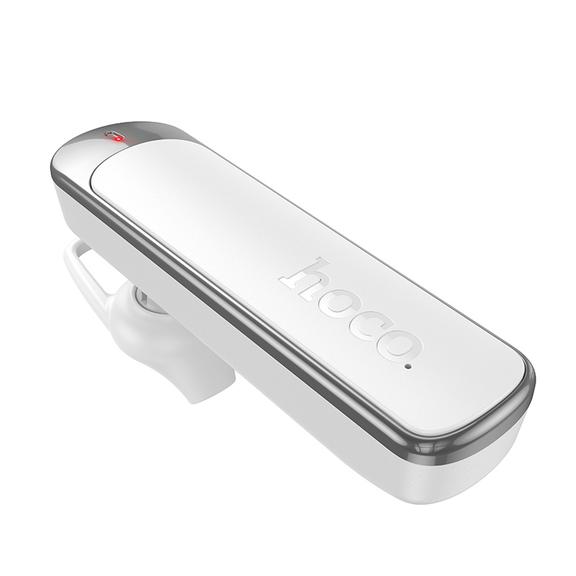 Słuchawka bezprzewodowa mono (ENC, BT 6.0, 130mAh) Hoco E201 biała