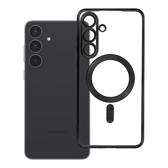 Etui na Samsung S25 FE Electro Mag Cover zgodne z MagSafe czarne