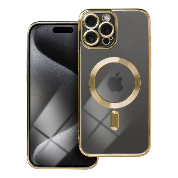 Etui na iPhone 15 PRO MAX Electro Mag Cover zgodne z MagSafe złote