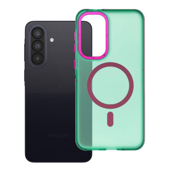 Etui na Samsung A36 / A37 Forcell F-Protect Vivid Premium zgodne z MagSafe zielone 0INT