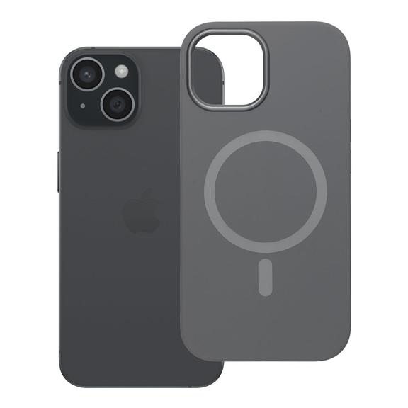 Etui na iPhone 15 Forcell F-Protect Elan Premium zgodne z MagSafe szare 0INT