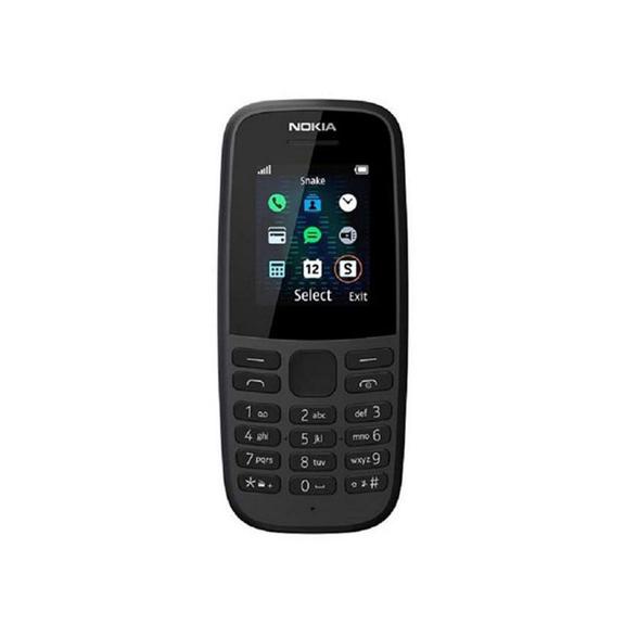 Telefon komórkowy Nokia 105 2019 2G Dual SIM czarny