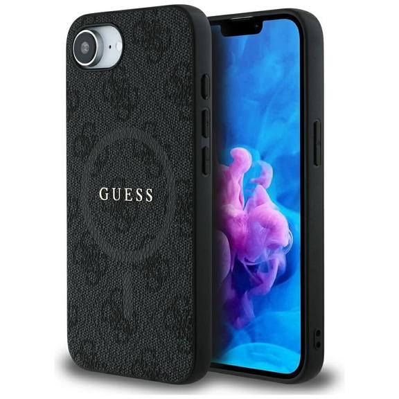 GUESS futerał do IPHONE 16e (SE 4 2025) kompatybilny z MagSafe GUHMPSE4G4GFRK (PU 4G Ring Classic Logo) czarny