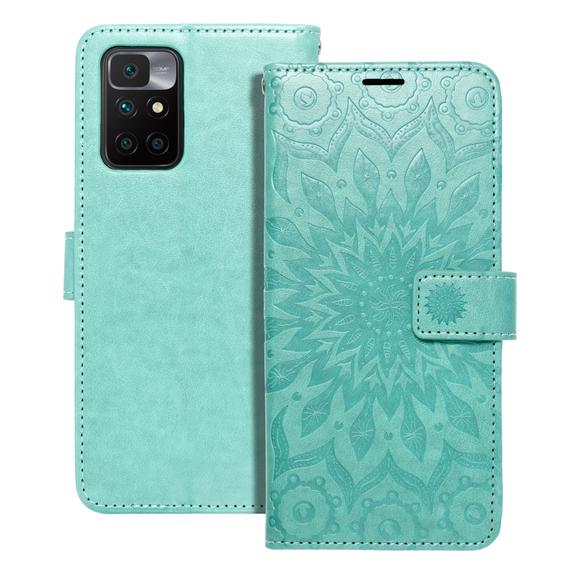 Etui z klapką Mezzo Book na Xiaomi Redmi 10 / 10 2022 mandala zielony