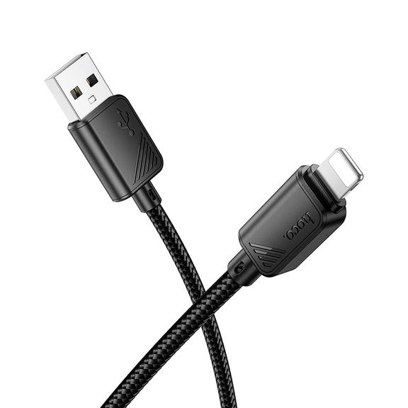 Kabel USB A do Lightning Hoco 2,4A 1 m X113 czarny