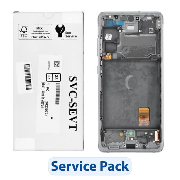 ServicePack Wyświetlacz LCD SAMSUNG S20 FE 4G/5G G780F/G781F 
GH82-31329B White