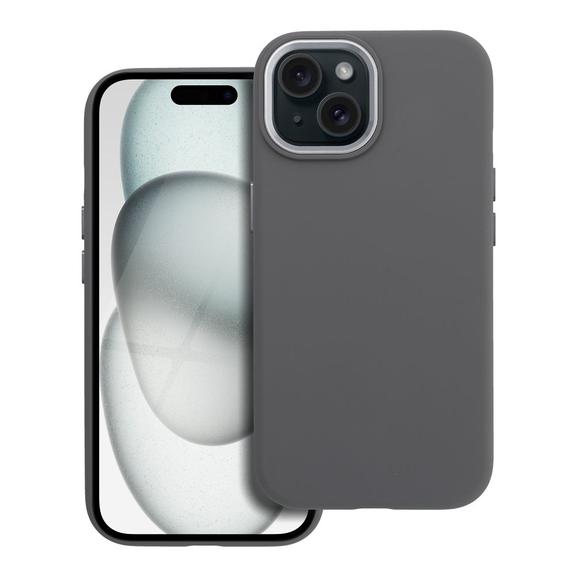 Etui na iPhone 15 Forcell F-Protect Frame Premium zgodne z MagSafe szare 0INT
