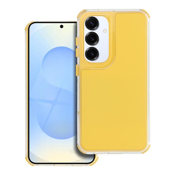 Futerał do Samsung S25 Matrix żółty