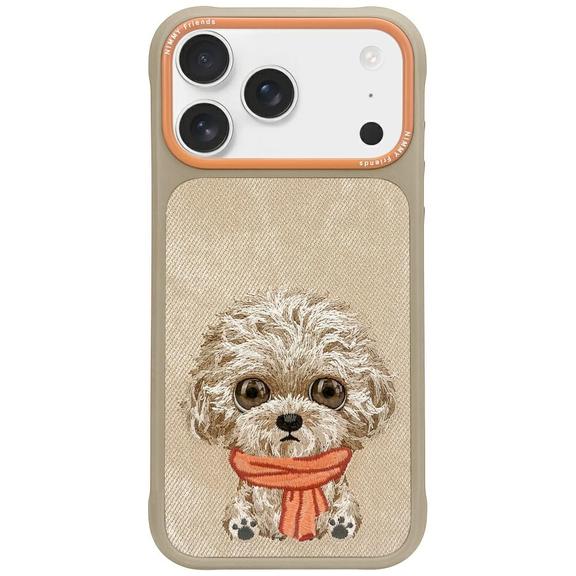 NIMMY futerał BIG EYED PET 2.0 Dog do IPHONE 17 Pro beżowy