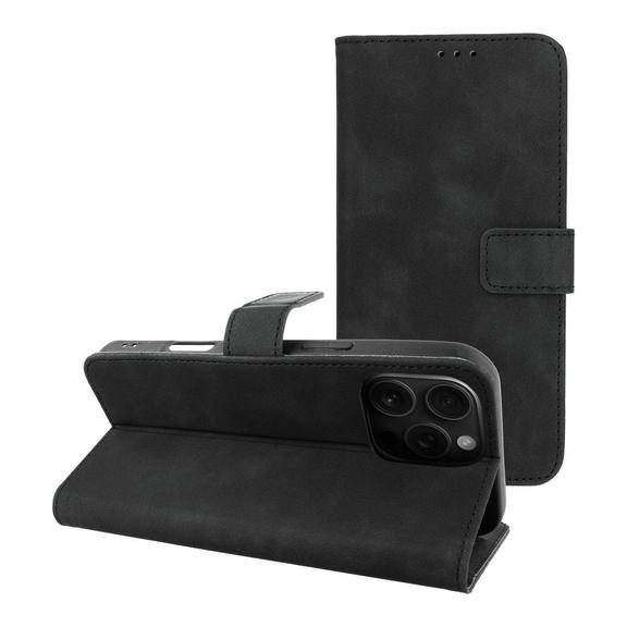 Etui z klapką na iPhone 16 PRO MAX Tender Book czarne
