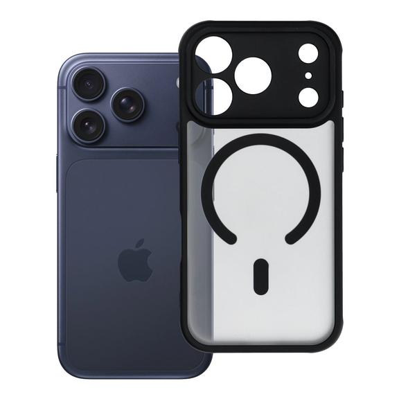 Etui na iPhone 17 Pro / 18 Pro (low camera edge) Full Matte Mag Cover zgodne z MagSafe czarne