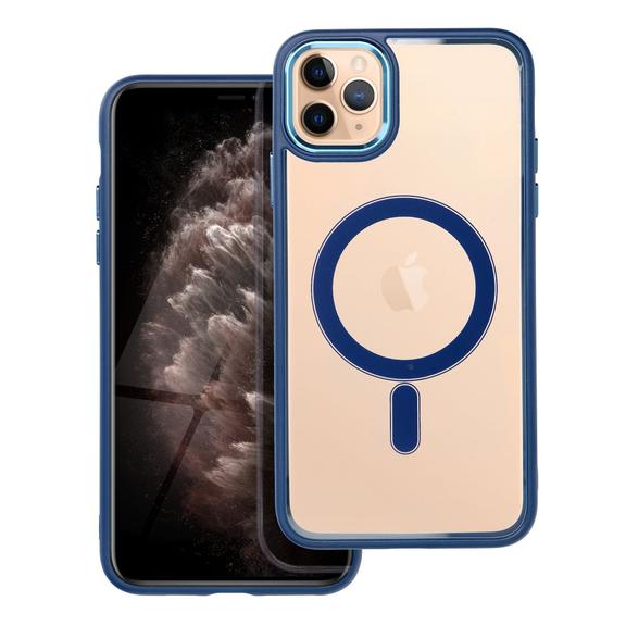 Futerał do iPhone 11 PRO MAX Color Edge Mag Cover zgodny z MagSafe niebieski