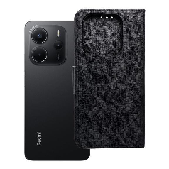 Etui z klapką na Xiaomi Redmi NOTE 14 4G Fancy Book czarne