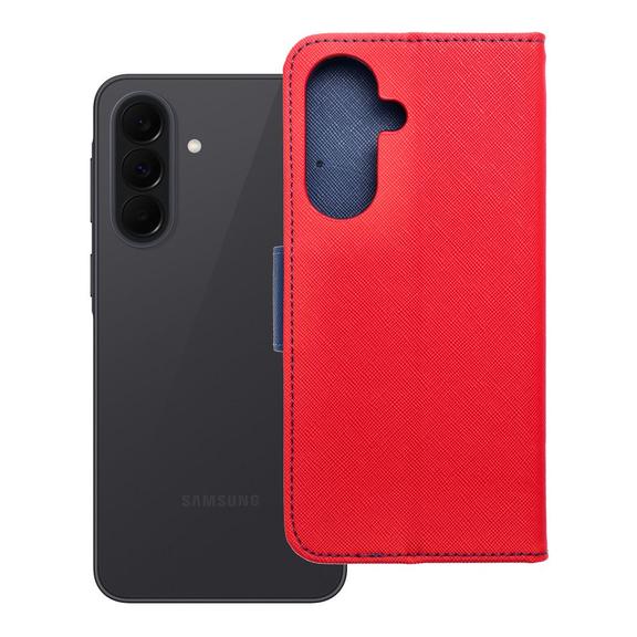 Etui z klapką na Samsung A37 Fancy Book czerwono-granatowe