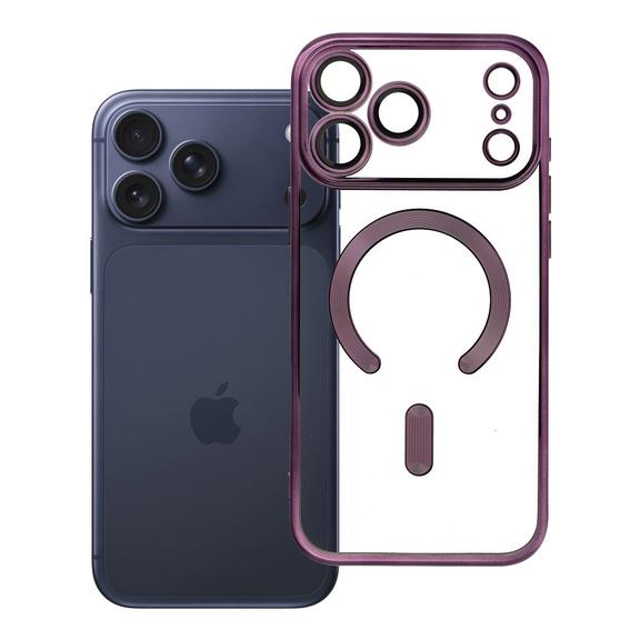 Futerał do iPhone 17 PRO MAX Electro Mag Cover zgodny z MagSafe fioletowy