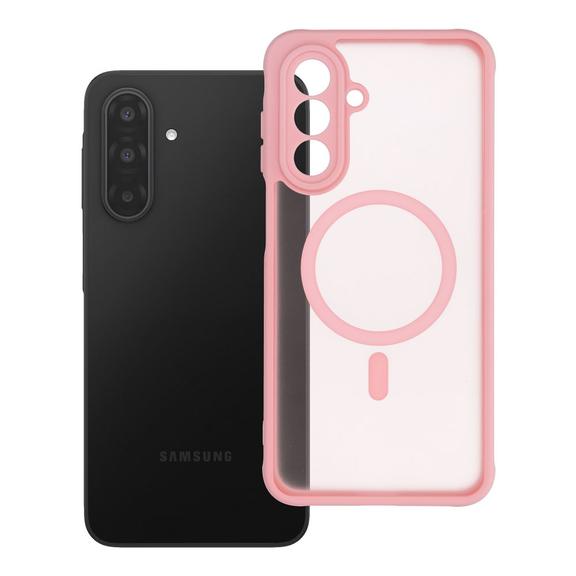 Futerał do Samsung A17 Full Matte Mag Cover zgodny z MagSafe jasnoróżowy