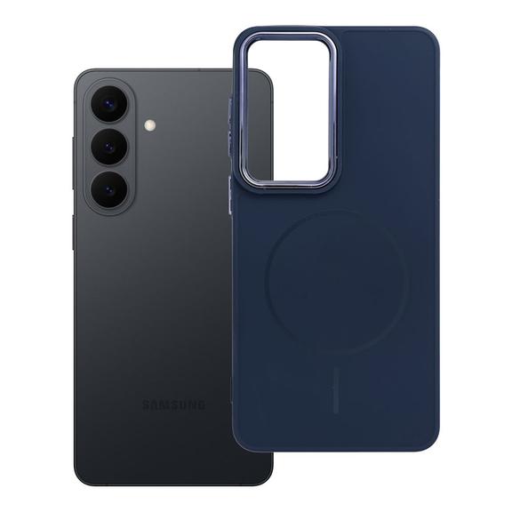 Futerał do Samsung S26 PLUS Frame Mag Cover zgodny z MagSafe granatowy