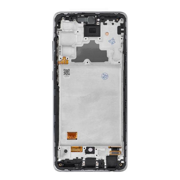 REWA wyświetlacz LCD do SAMSUNG A72 4G OLED czarny z ramka