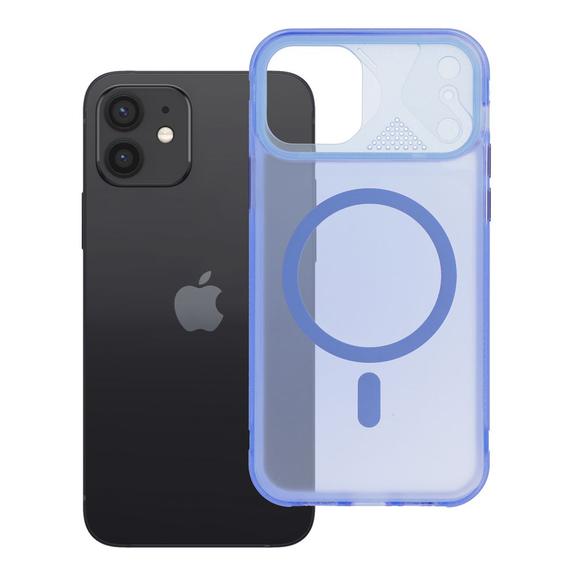 Etui na iPhone 12 / 12 Pro Aurora zgodne z MagSafe niebieskie