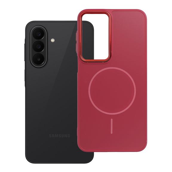Etui na Samsung A27 Frame Mag Cover zgodne z MagSafe magenta