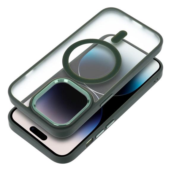 Futerał MATTE MAG COVER kompatybilny z MagSafe do IPHONE 16 Pro Max zielony