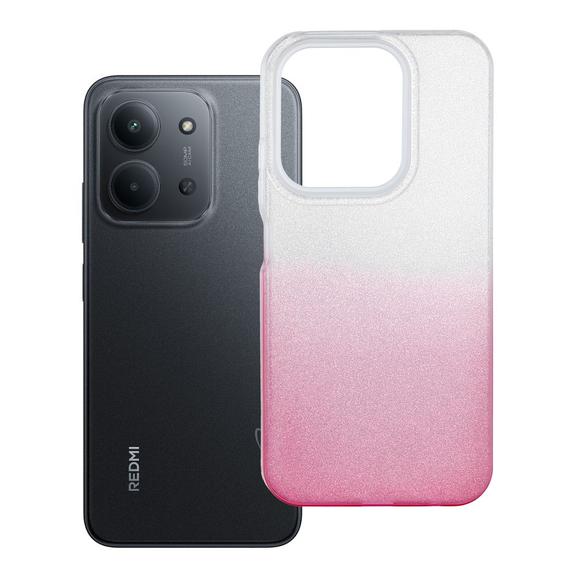 Futerał do Xiaomi Redmi 15C (173,16 x 81,07 x 8,2) Shining transparentny różowy