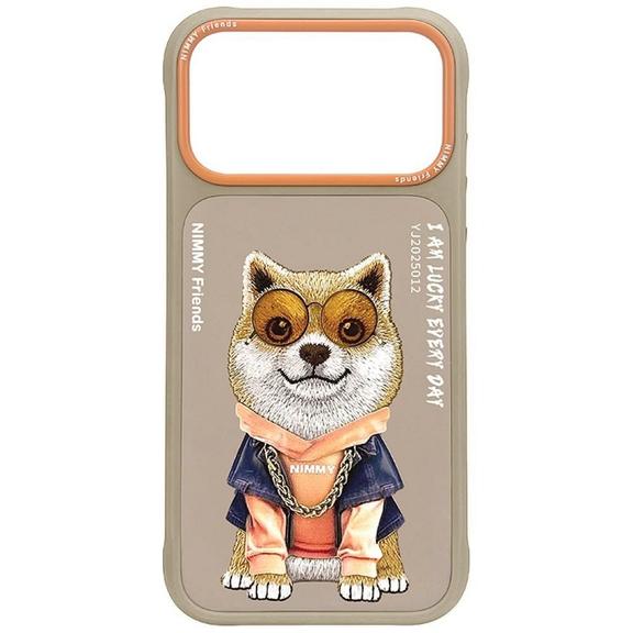NIMMY futerał GLASSES COOL DOG do IPHONE 18 Pro Max/17 Pro Max beżowy