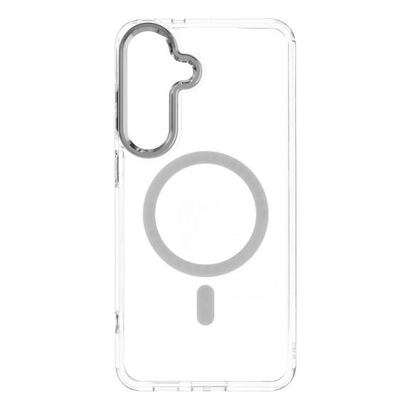 Etui na Samsung S25 FE / S26 FE Frame Clear Hybrid Mag Cover zgodny z MagSafe transparentne