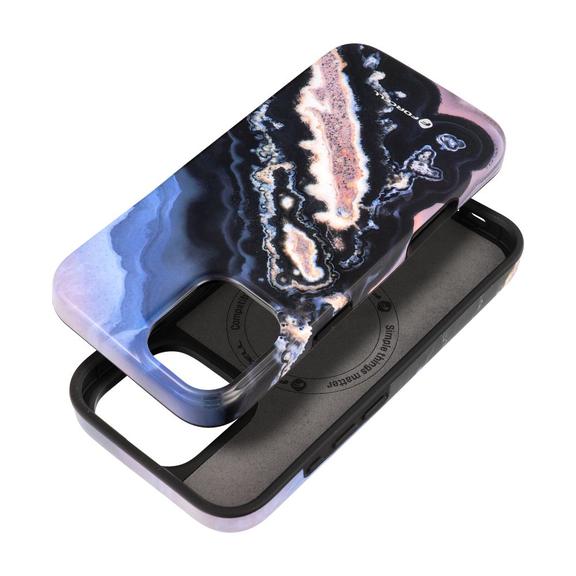 Etui na iPhone 16 PLUS Forcell F-Protect Mirage zgodne z MagSafe Military Drop-Test gold island