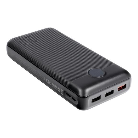 Powerbank Veger L30 (W3008PD) PD QC3.0 3A 20W 30000 mAh czarny 0INT