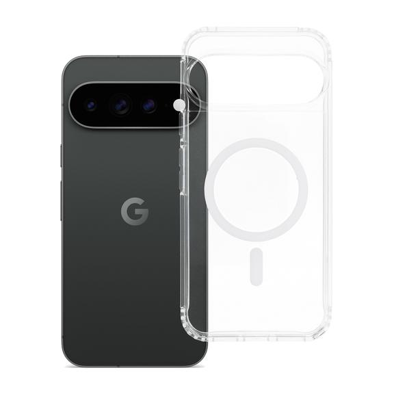 Etui na Pixel 9 Pro XL / 10 Pro XL / 11 Pro XL Forcell F-Protect Clear Hybrid Premium zgodne z MagSafe transparentne 0INT