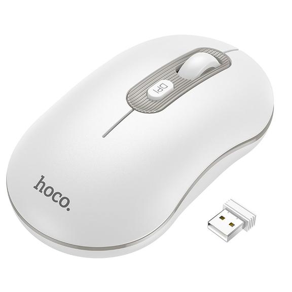 Myszka bezprzewodowa Hoco 2,4G 1600 dpi GM21 biała