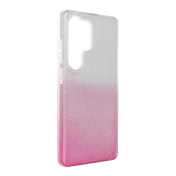 Futerał do Samsung S25 ULTRA Shining transparentny różowy