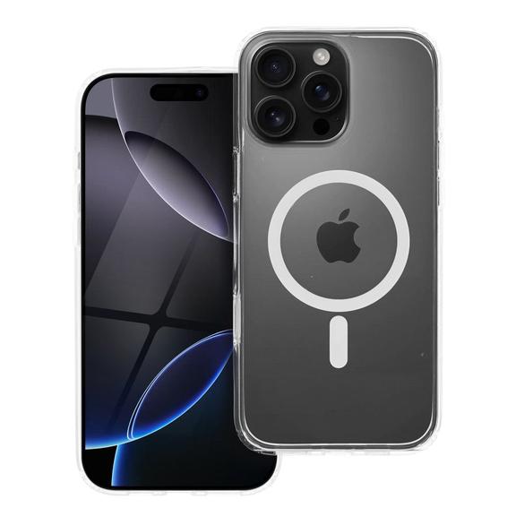 Etui na iPhone 16 PRO MAX Forcell F-Protect Clear Hybrid Premium zgodne z MagSafe transparentnene 0INT