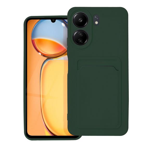 Futerał do Xiaomi Redmi 13C / Poco C65 Card Case zielony