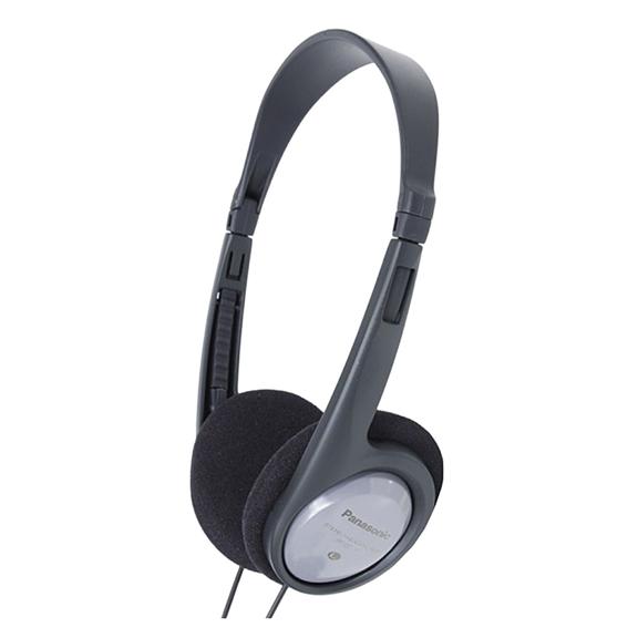 Słuchawki przewodowe (5m) do telewizora Headset TV PANASONIC RP-HT090E-H czarne