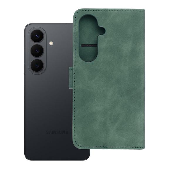 Etui z klapką na Samsung S26 Tender Book zielone