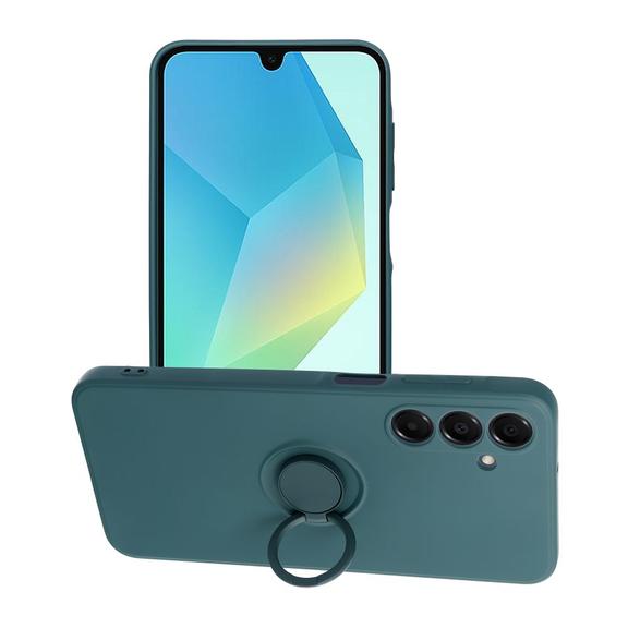 Futerał do Samsung A16 5G / A16 4G Silicone Ring zielony