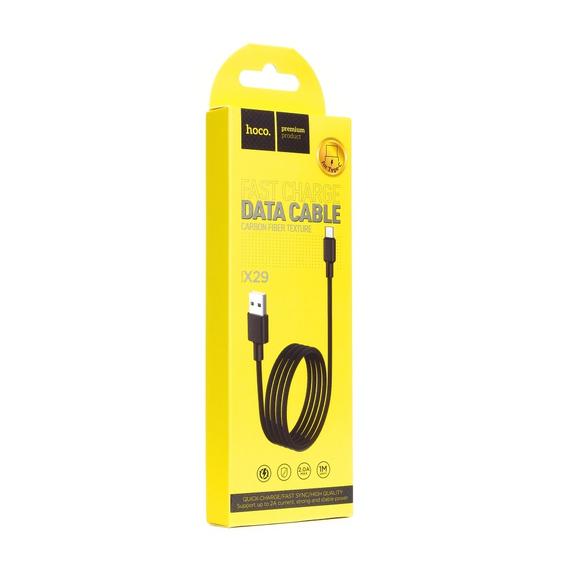 Kabel USB A do USB C Hoco 2A 1 m X29 czarny